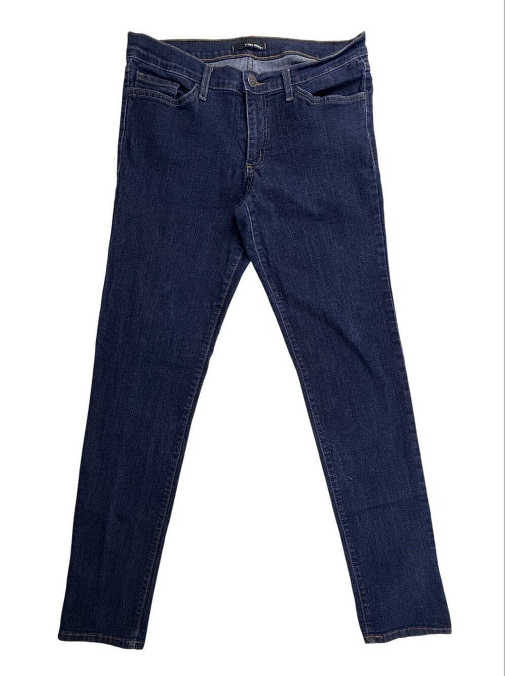 Flying Monkey Jeans Women 30/11 Low Rise Skinny Stretch Dark Blue Denim Wash USA